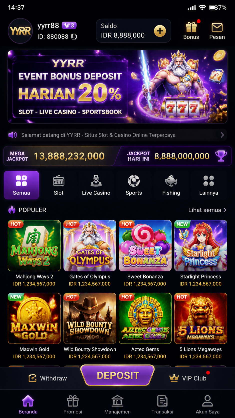 Screenshot 1 yyrr